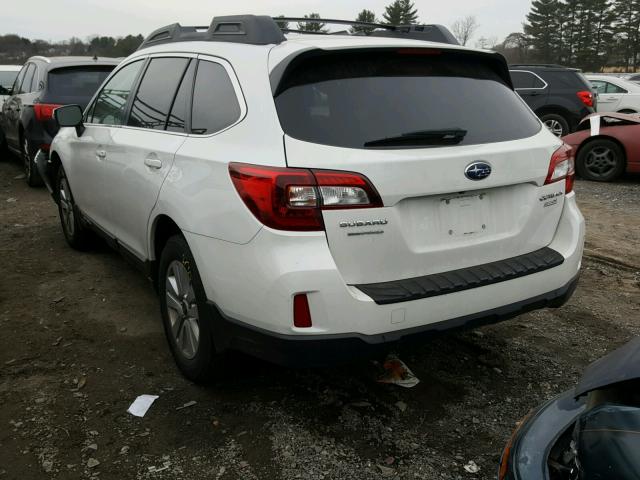 4S4BSAHC3F3362110 - 2015 SUBARU OUTBACK 2. WHITE photo 3