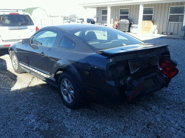 1ZVFT80N175334298 - 2007 FORD MUSTANG BLACK photo 3