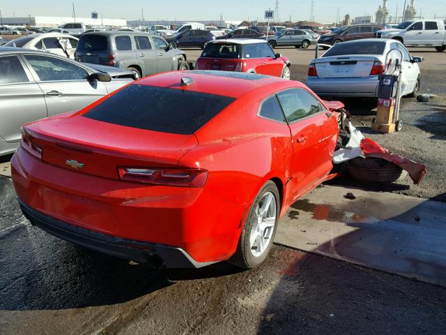 1G1FB1RX6H0123896 - 2017 CHEVROLET CAMARO LT RED photo 4