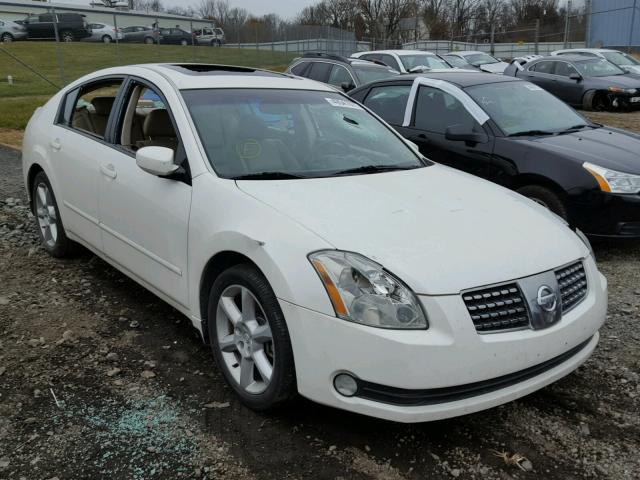 1N4BA41E54C858839 - 2004 NISSAN MAXIMA SE WHITE photo 1