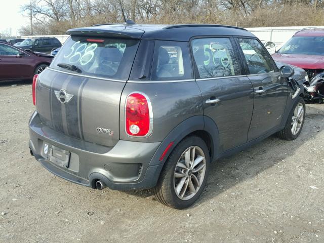 WMWZC5C53BWH99744 - 2011 MINI COOPER S C GRAY photo 4