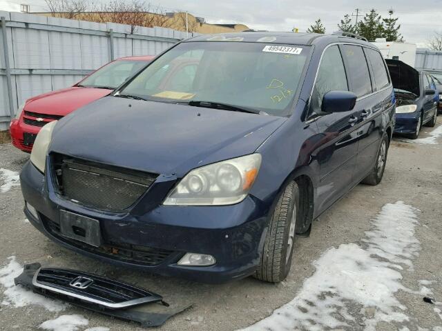 5FNRL38875B508971 - 2005 HONDA ODYSSEY TO BLUE photo 2