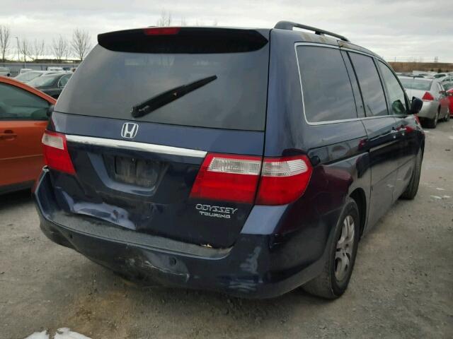 5FNRL38875B508971 - 2005 HONDA ODYSSEY TO BLUE photo 4