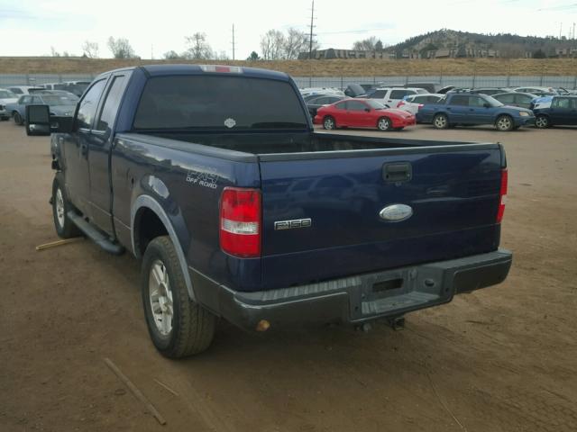 1FTPX14577FA29881 - 2007 FORD F150 BLUE photo 3