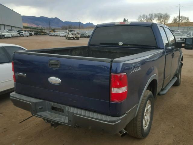 1FTPX14577FA29881 - 2007 FORD F150 BLUE photo 4