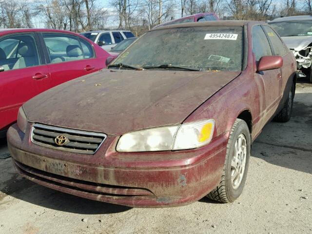 4T1BF22K7YU101327 - 2000 TOYOTA CAMRY LE 红色 照片 2