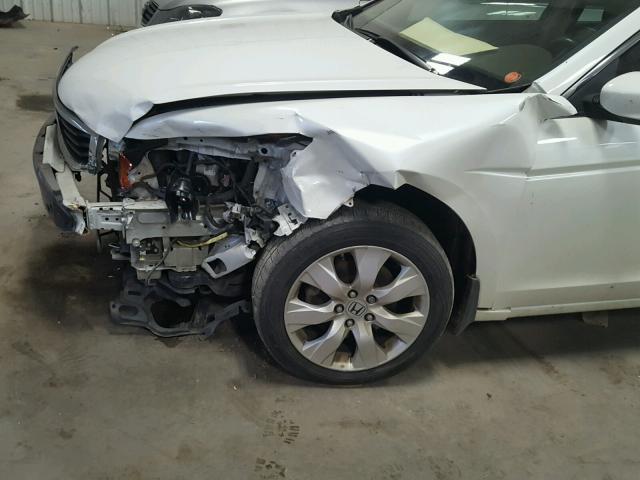 1HGCP36848A075721 - 2008 HONDA ACCORD EXL WHITE photo 9