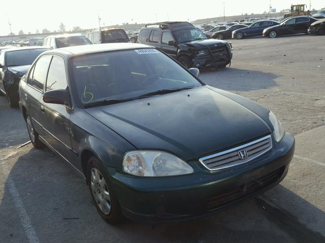 2HGEJ6615XH559444 - 1999 HONDA CIVIC BASE GREEN photo 1