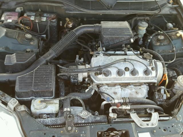 2HGEJ6615XH559444 - 1999 HONDA CIVIC BASE GREEN photo 7