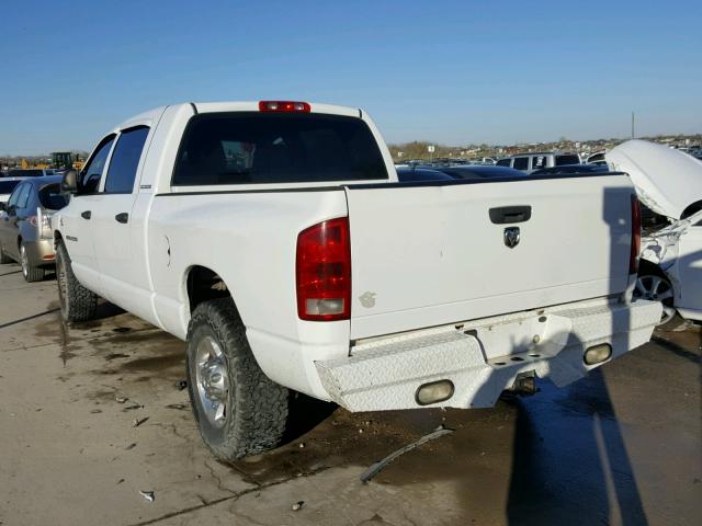 3D7KR29C06G208655 - 2006 DODGE RAM 2500 WHITE photo 3