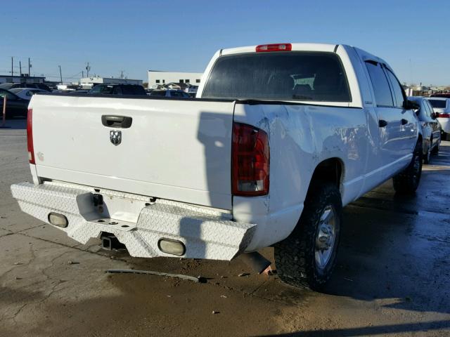 3D7KR29C06G208655 - 2006 DODGE RAM 2500 WHITE photo 4