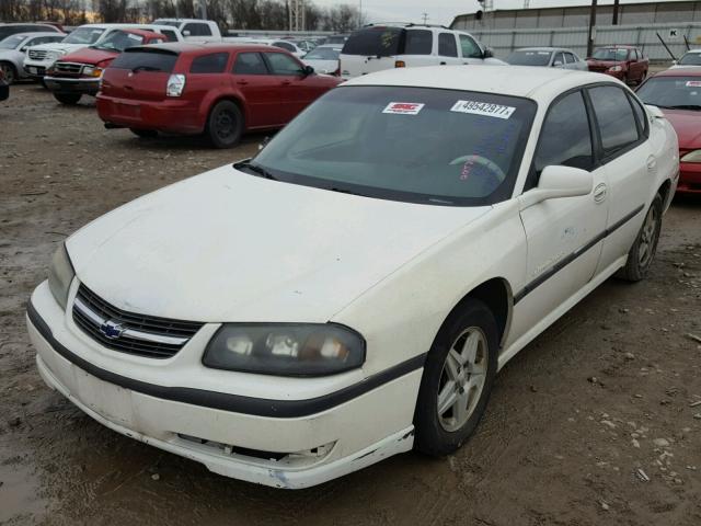 2G1WH52K239442439 - 2003 CHEVROLET IMPALA LS WHITE photo 2