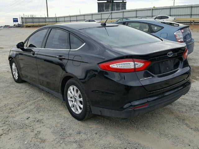 3FA6P0G76GR139817 - 2016 FORD FUSION S BLACK photo 3