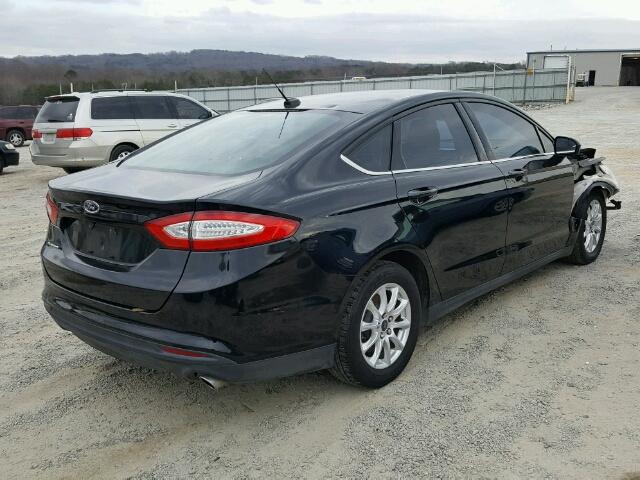 3FA6P0G76GR139817 - 2016 FORD FUSION S BLACK photo 4