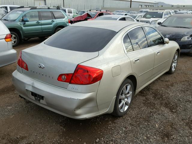 JNKCV51E06M506871 - 2006 INFINITI G35 TAN photo 4