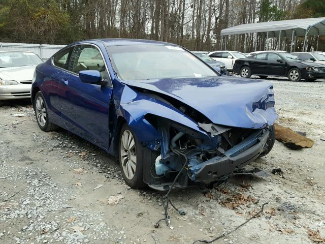 1HGCS12379A022848 - 2009 HONDA ACCORD LX BLUE photo 1