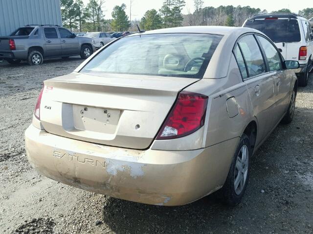 1G8AJ58F57Z154243 - 2007 SATURN ION LEVEL TAN photo 4