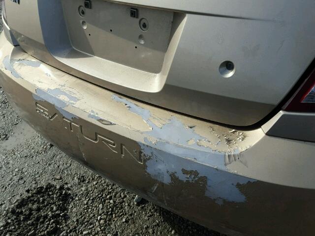 1G8AJ58F57Z154243 - 2007 SATURN ION LEVEL TAN photo 9