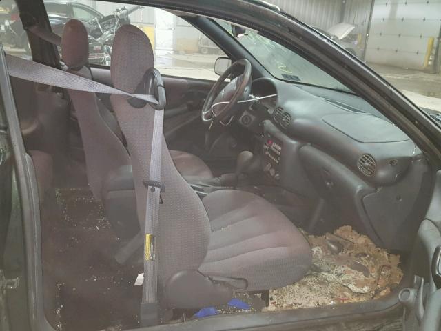 1G2JB124227377660 - 2002 PONTIAC SUNFIRE SE GREEN photo 5