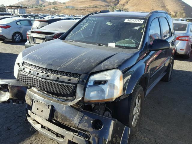 2CNDL23F786297268 - 2008 CHEVROLET EQUINOX LS BLACK photo 2