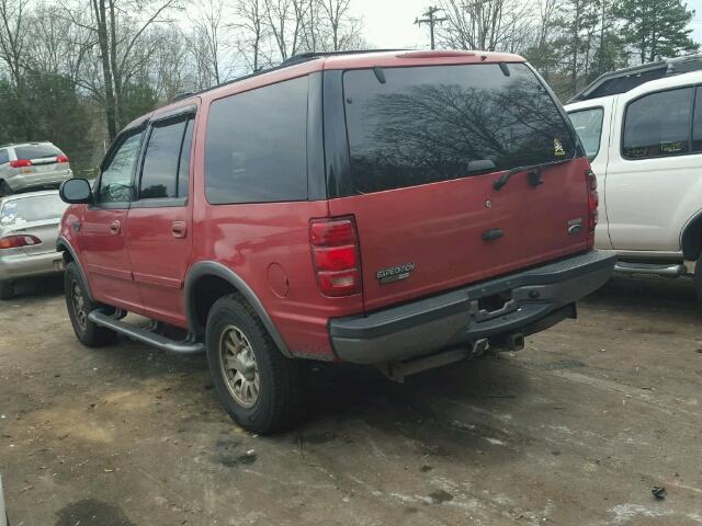 1FMRU1667YLB71900 - 2000 FORD EXPEDITION RED photo 3