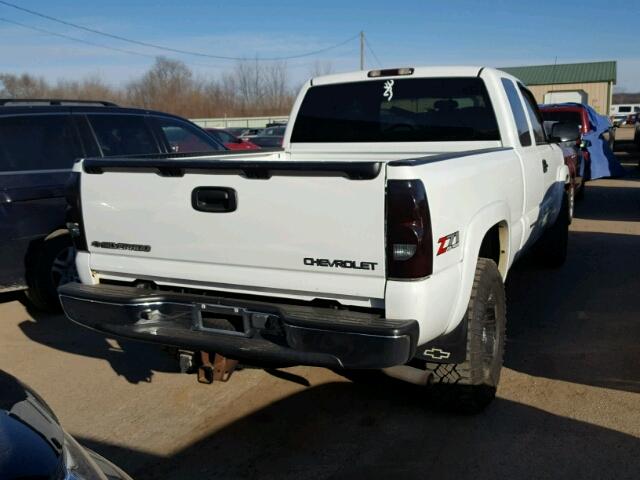 1GCEK19T54E401328 - 2004 CHEVROLET SILVERADO WHITE photo 4