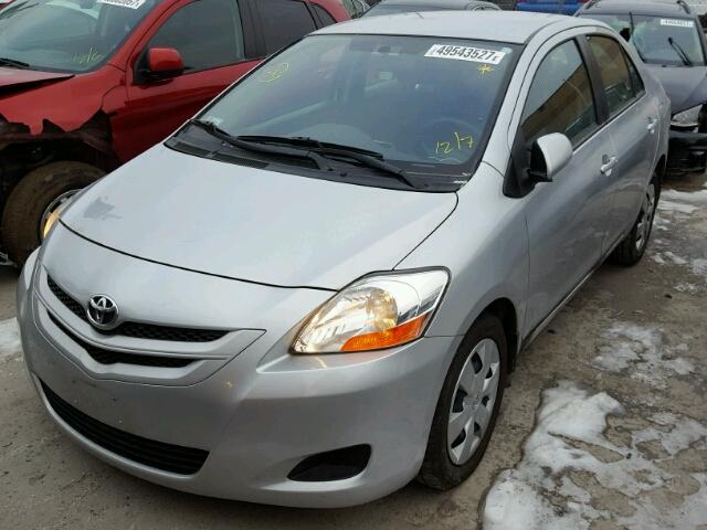 JTDBT903971050348 - 2007 TOYOTA YARIS SILVER photo 2