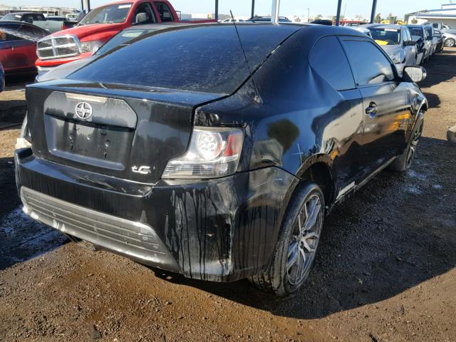 JTKJF5C71E3078293 - 2014 TOYOTA SCION TC 黑色 照片 4