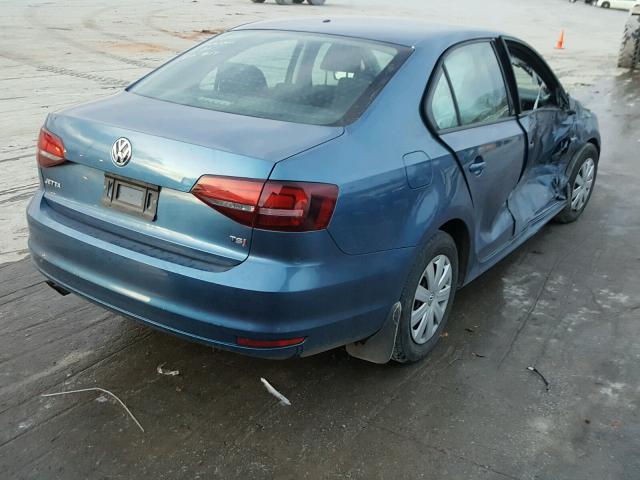 3VW267AJXGM274057 - 2016 VOLKSWAGEN JETTA S BLUE photo 4