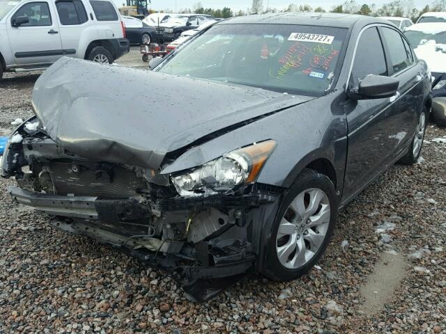 1HGCP36749A038533 - 2009 HONDA ACCORD EX GRAY photo 2