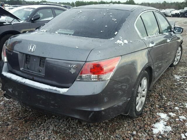 1HGCP36749A038533 - 2009 HONDA ACCORD EX GRAY photo 4