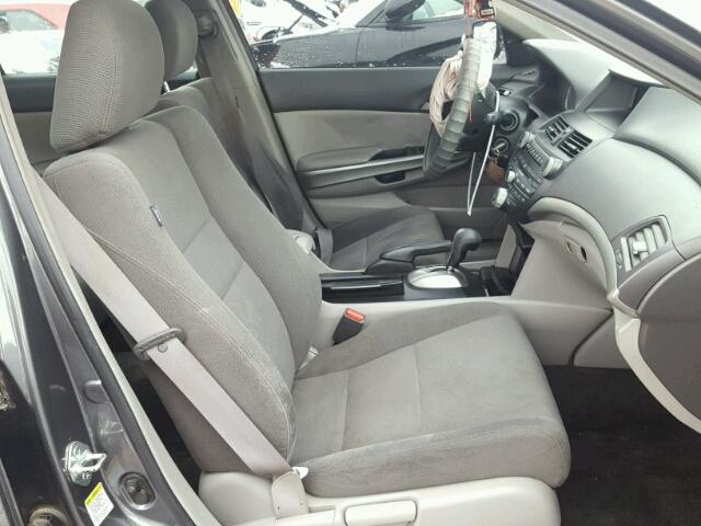 1HGCP36749A038533 - 2009 HONDA ACCORD EX GRAY photo 5