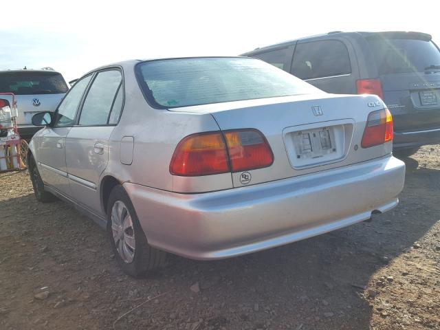 2HGEJ6619YH562588 - 2000 HONDA CIVIC BASE SILVER photo 3