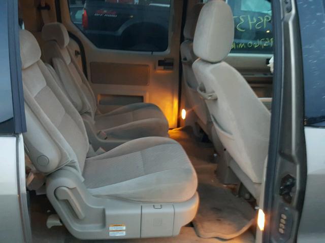 2FMZA52215BA70625 - 2005 FORD FREESTAR S BROWN photo 6