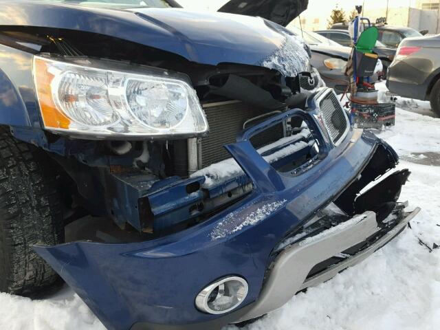 2CKDL33F496246315 - 2009 PONTIAC TORRENT BLUE photo 9