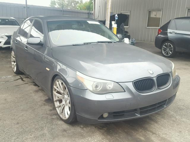 WBANB53566CP02994 - 2006 BMW 550 I GRAY photo 1