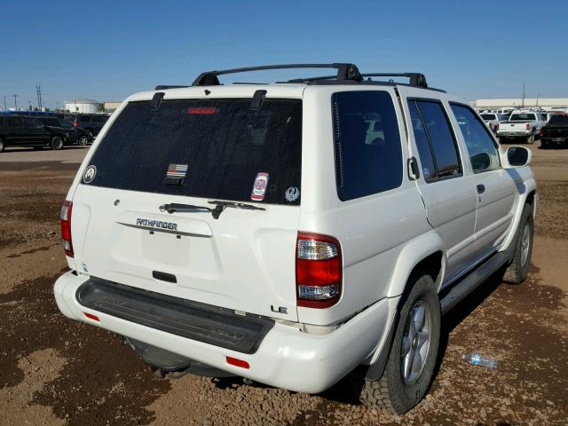 JN8AR07Y5YW448558 - 2000 NISSAN PATHFINDER WHITE photo 4