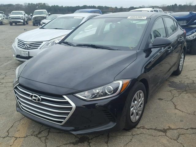 5NPD74LFXJH225308 - 2018 HYUNDAI ELANTRA SE BLACK photo 2