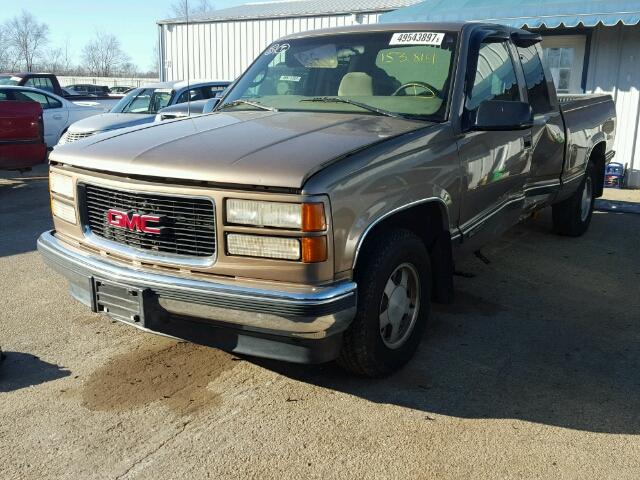 1GTEC19R8VE523555 - 1997 GMC SIERRA C15 TAN photo 2