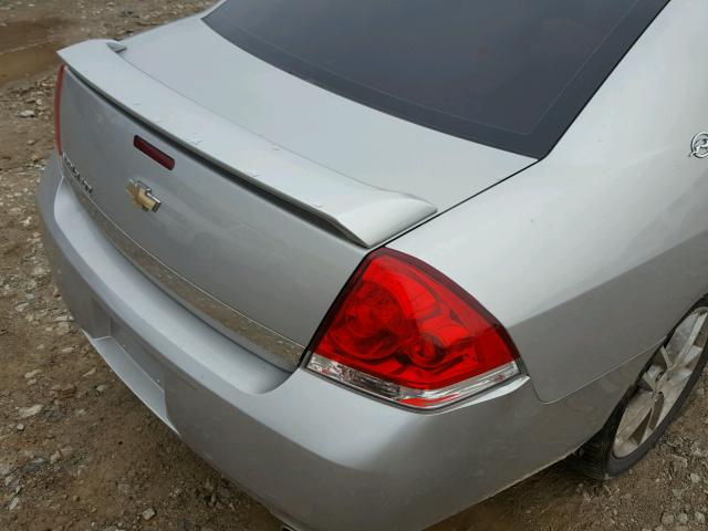 2G1WU58R679392974 - 2007 CHEVROLET IMPALA LTZ SILVER photo 9