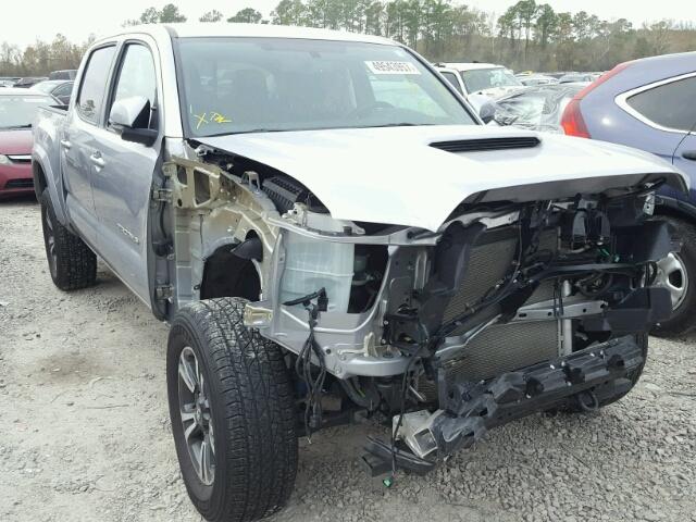 5TFCZ5AN7GX021858 - 2016 TOYOTA TACOMA DOU SILVER photo 1