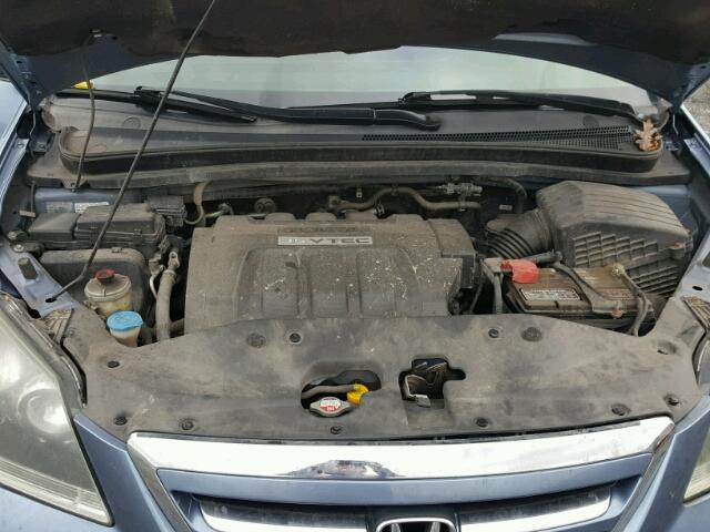 5FNRL38446B073213 - 2006 HONDA ODYSSEY EX BLUE photo 7