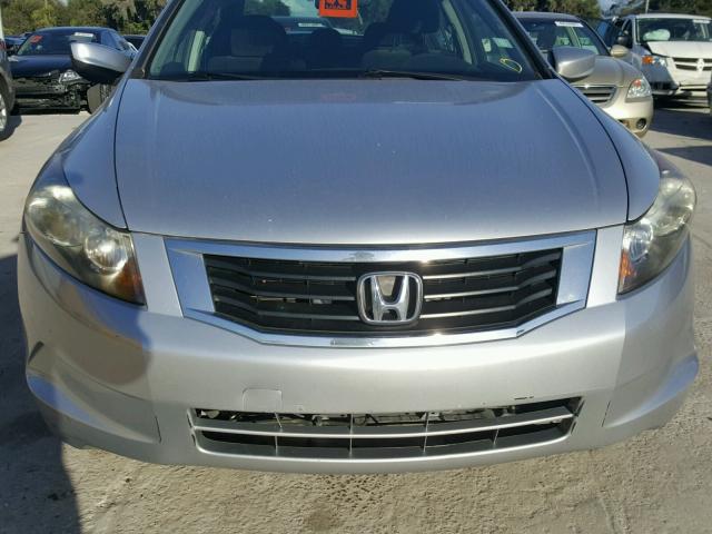 JHMCP26448C046549 - 2008 HONDA ACCORD LXP SILVER photo 9