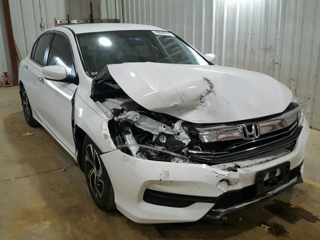 1HGCR2F35GA193915 - 2016 HONDA ACCORD LX WHITE photo 1