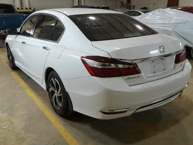 1HGCR2F35GA193915 - 2016 HONDA ACCORD LX WHITE photo 3