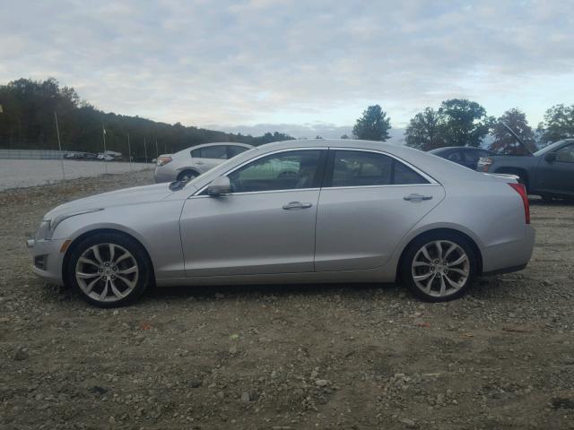 1G6AM5SX6D0122502 - 2013 CADILLAC ATS PREMIU SILVER photo 9