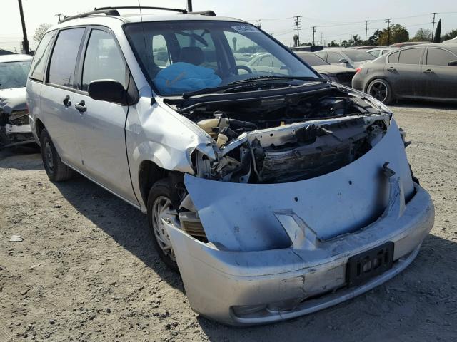 JM3LW28G110191347 - 2001 MAZDA MPV WAGON SILVER photo 1