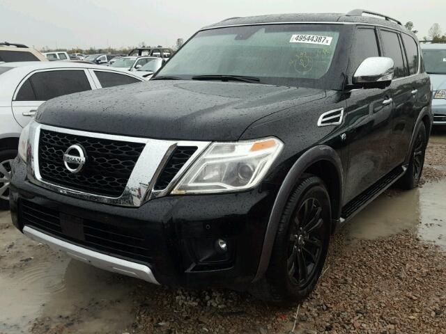 JN8AY2NF6H9302443 - 2017 NISSAN ARMADA PLA BLACK photo 2