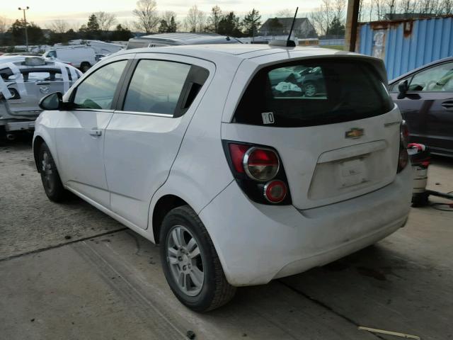 1G1JC6SH4F4105071 - 2015 CHEVROLET SONIC LT WHITE photo 3