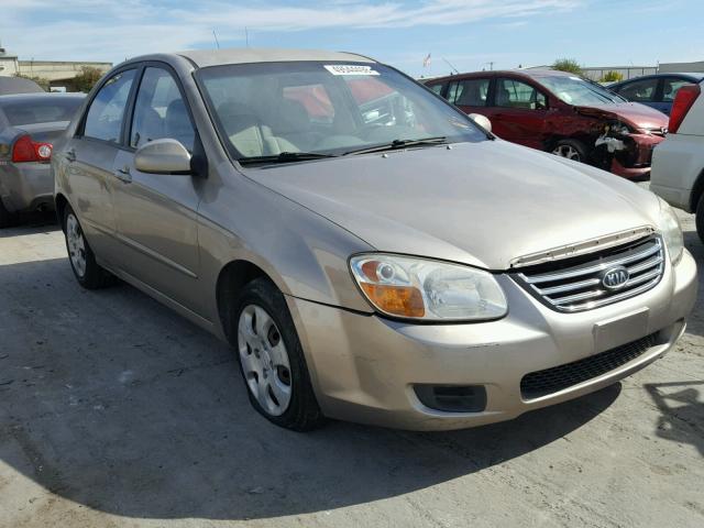 KNAFE121585513229 - 2008 KIA SPECTRA EX BEIGE photo 1